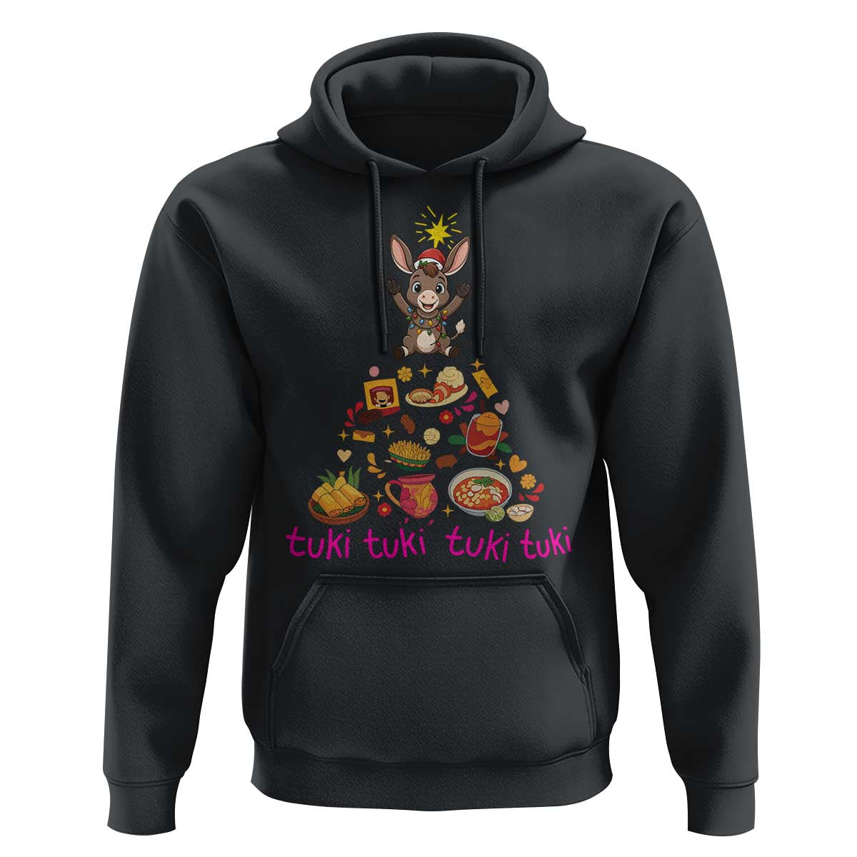Mi Burrito Sabanero Hoodie Donkey Mexican Christmas - Wonder Print Shop