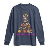 Mi Burrito Sabanero Long Sleeve Shirt Donkey Mexican Christmas - Wonder Print Shop