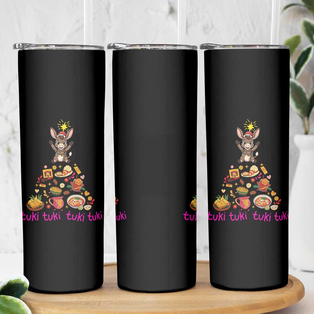 Mi Burrito Sabanero Skinny Tumbler Donkey Mexican Christmas - Wonder Print Shop
