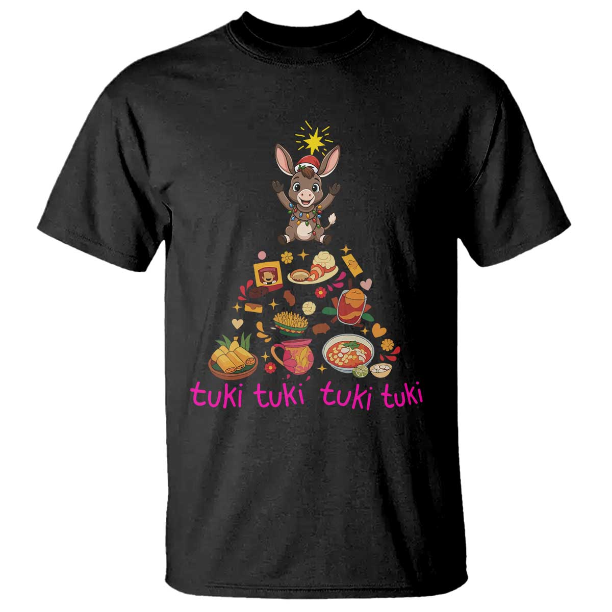 Mi Burrito Sabanero T Shirt Donkey Mexican Christmas - Wonder Print Shop