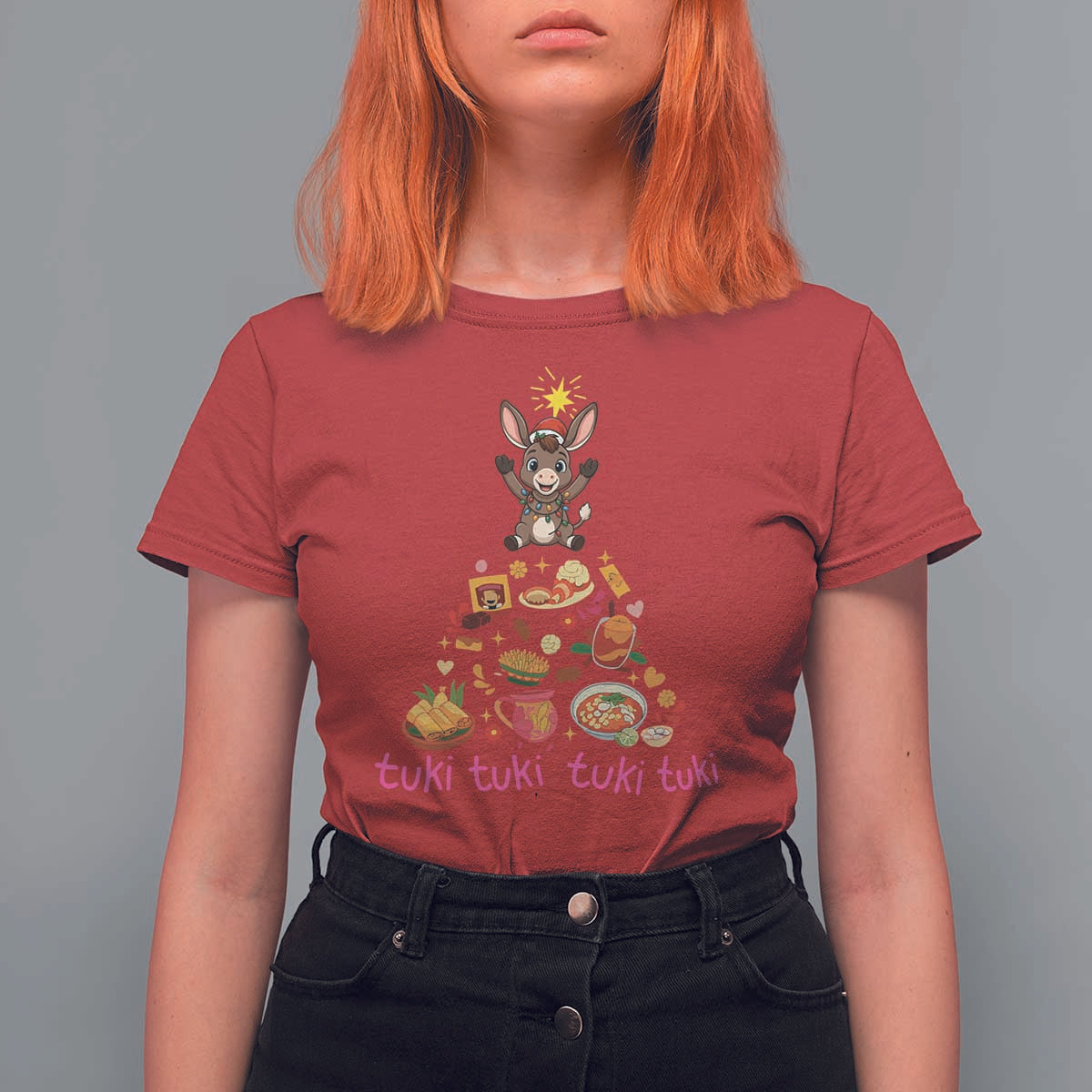 Mi Burrito Sabanero T Shirt For Women Donkey Mexican Christmas - Wonder Print Shop