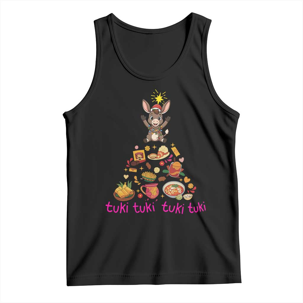 Mi Burrito Sabanero Tank Top Donkey Mexican Christmas - Wonder Print Shop