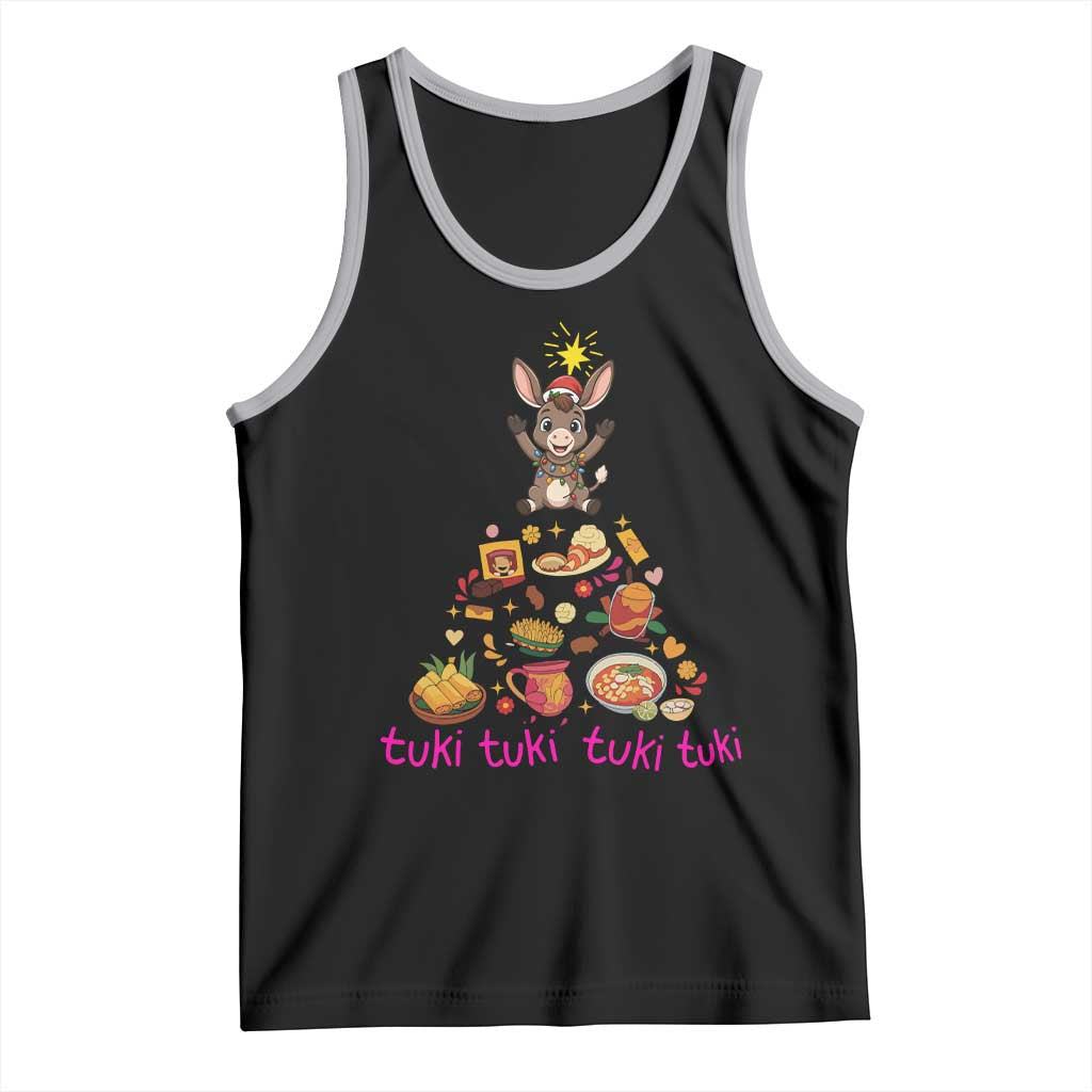 Mi Burrito Sabanero Tank Top Donkey Mexican Christmas - Wonder Print Shop