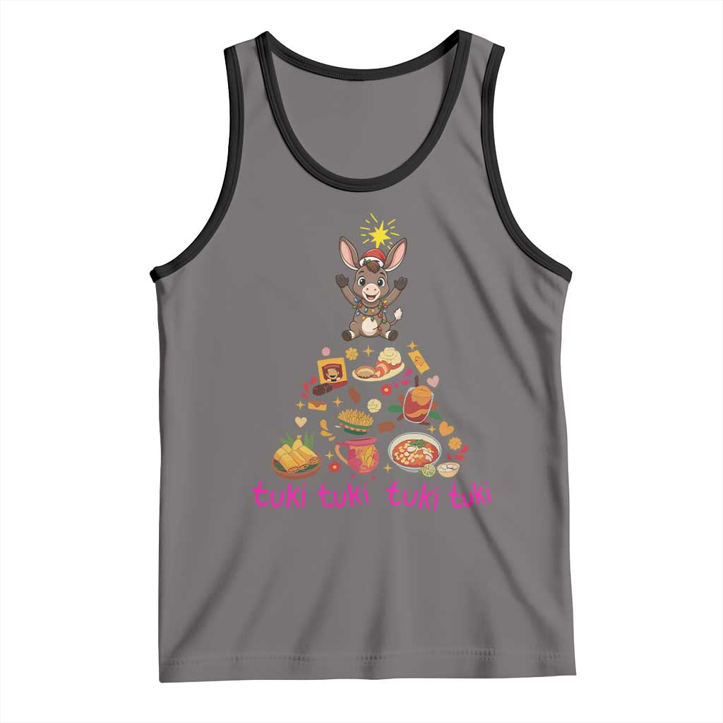Mi Burrito Sabanero Tank Top Donkey Mexican Christmas - Wonder Print Shop
