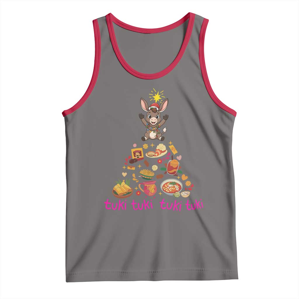 Mi Burrito Sabanero Tank Top Donkey Mexican Christmas - Wonder Print Shop