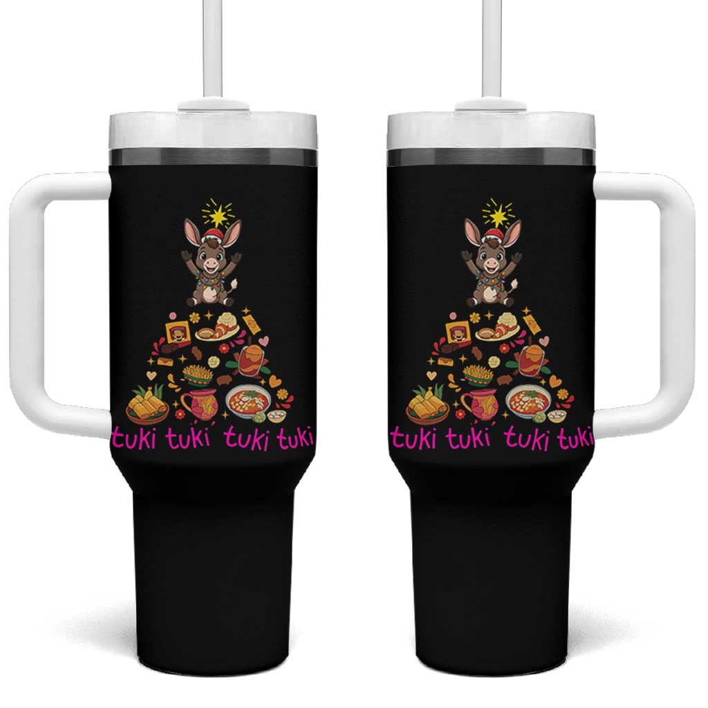 Mi Burrito Sabanero Tumbler With Handle Donkey Mexican Christmas - Wonder Print Shop