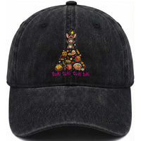 Mi Burrito Sabanero Washed Cotton Baseball Cap Donkey Mexican Christmas
