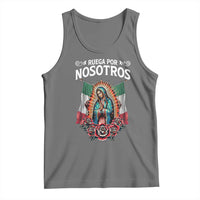 Our Lady of Guadalupe Tank Top Virgin Mary Mexican Flag - Wonder Print Shop