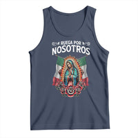 Our Lady of Guadalupe Tank Top Virgin Mary Mexican Flag - Wonder Print Shop