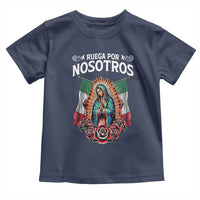 Our Lady of Guadalupe Toddler T Shirt Virgin Mary Mexican Flag - Wonder Print Shop