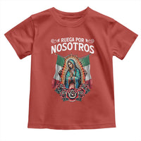 Our Lady of Guadalupe Toddler T Shirt Virgin Mary Mexican Flag - Wonder Print Shop