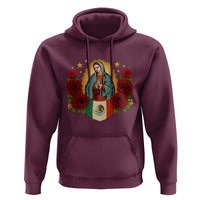 Our Lady of Guadalupe Mexican Flag Hoodie - Wonder Print Shop