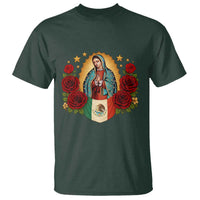 Our Lady of Guadalupe Mexican Flag T Shirt - Wonder Print Shop