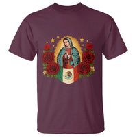 Our Lady of Guadalupe Mexican Flag T Shirt - Wonder Print Shop