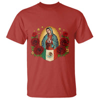 Our Lady of Guadalupe Mexican Flag T Shirt - Wonder Print Shop