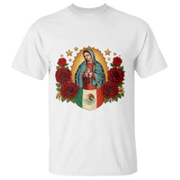 Our Lady of Guadalupe Mexican Flag T Shirt - Wonder Print Shop