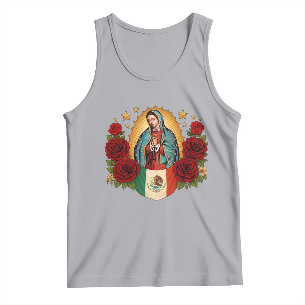 Our Lady of Guadalupe Mexican Flag Tank Top - Wonder Print Shop