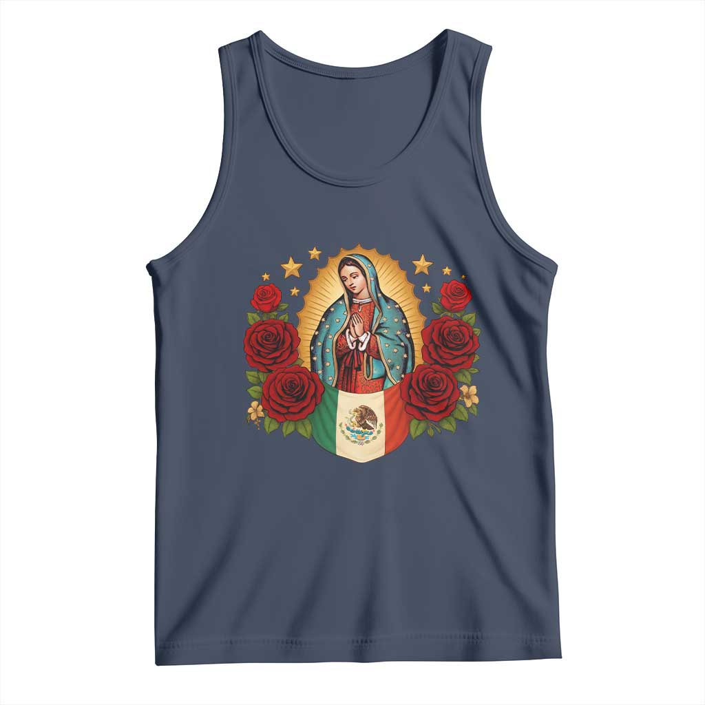 Our Lady of Guadalupe Mexican Flag Tank Top - Wonder Print Shop