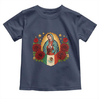 Our Lady of Guadalupe Mexican Flag Toddler T Shirt - Wonder Print Shop