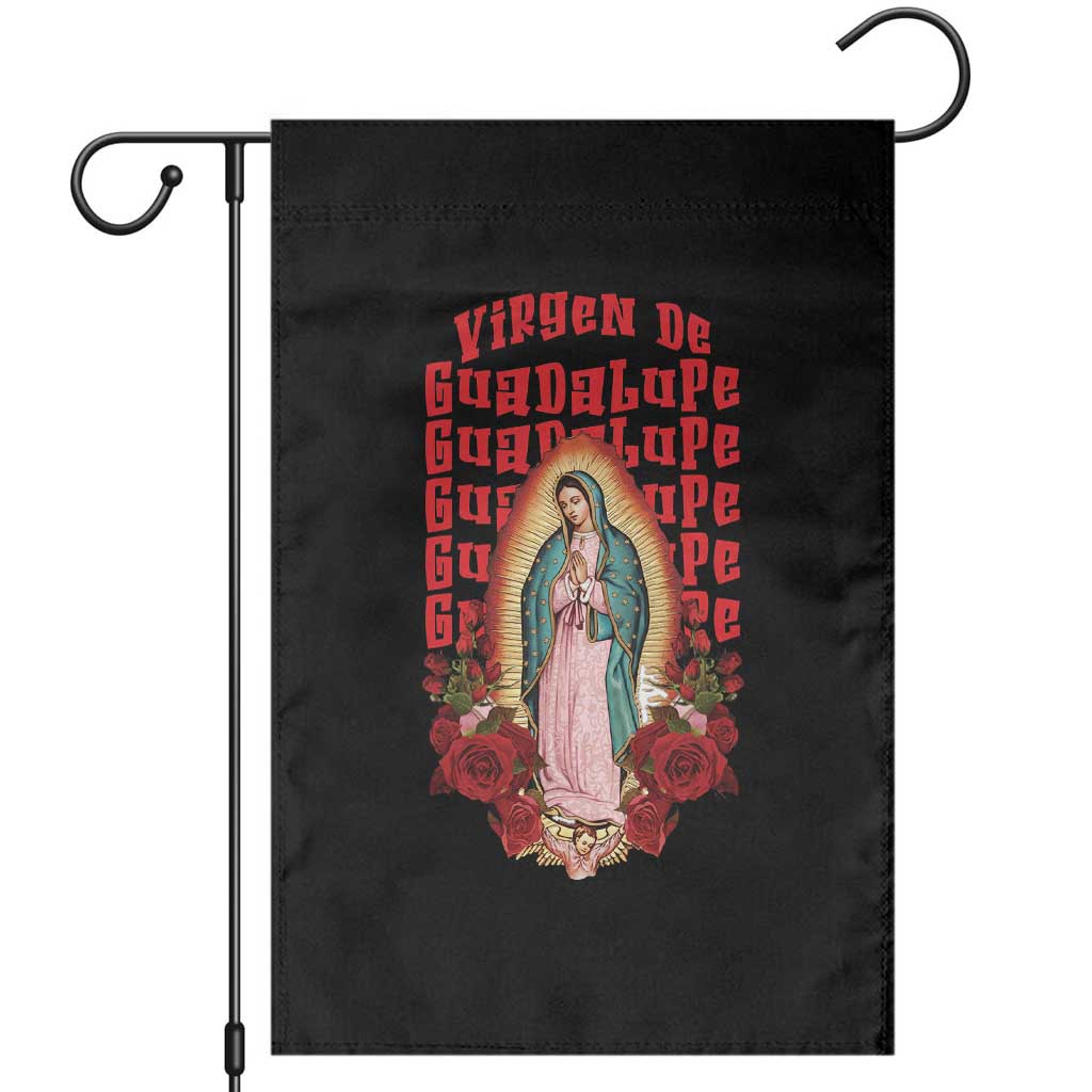 Our Lady of Guadalupe Garden Flag Saint Virgin Mary Mexican - Wonder Print Shop
