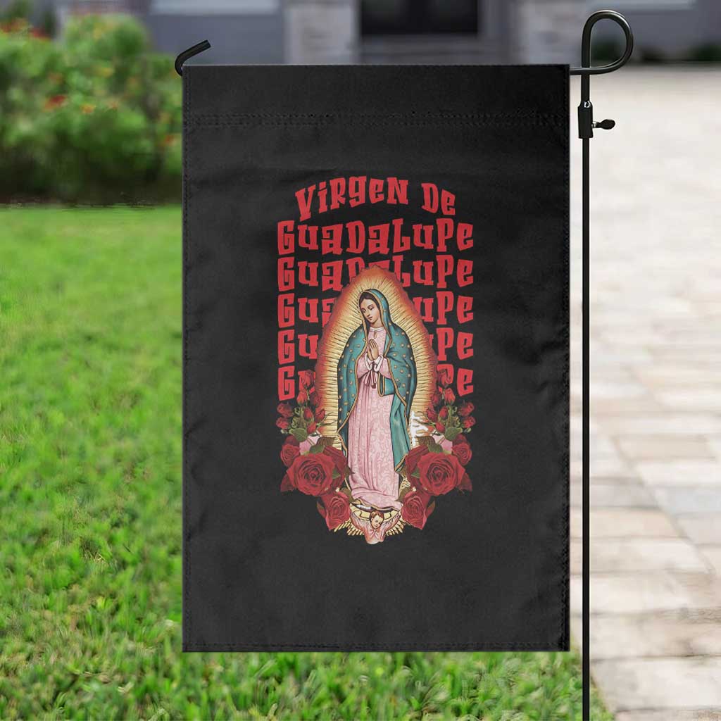 Our Lady of Guadalupe Garden Flag Saint Virgin Mary Mexican - Wonder Print Shop