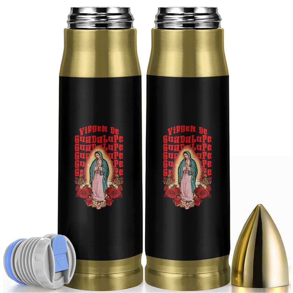 Our Lady of Guadalupe Bullet Tumbler Saint Virgin Mary Mexican - Wonder Print Shop