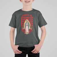 Our Lady of Guadalupe T Shirt For Kid Saint Virgin Mary Mexican - Wonder Print Shop