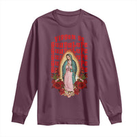 Our Lady of Guadalupe Long Sleeve Shirt Saint Virgin Mary Mexican - Wonder Print Shop