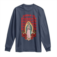 Our Lady of Guadalupe Long Sleeve Shirt Saint Virgin Mary Mexican - Wonder Print Shop