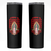 Our Lady of Guadalupe Skinny Tumbler Saint Virgin Mary Mexican - Wonder Print Shop
