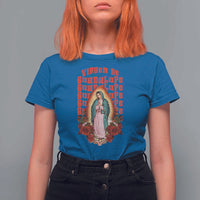 Our Lady of Guadalupe T Shirt For Women Saint Virgin Mary Mexican - Wonder Print Shop