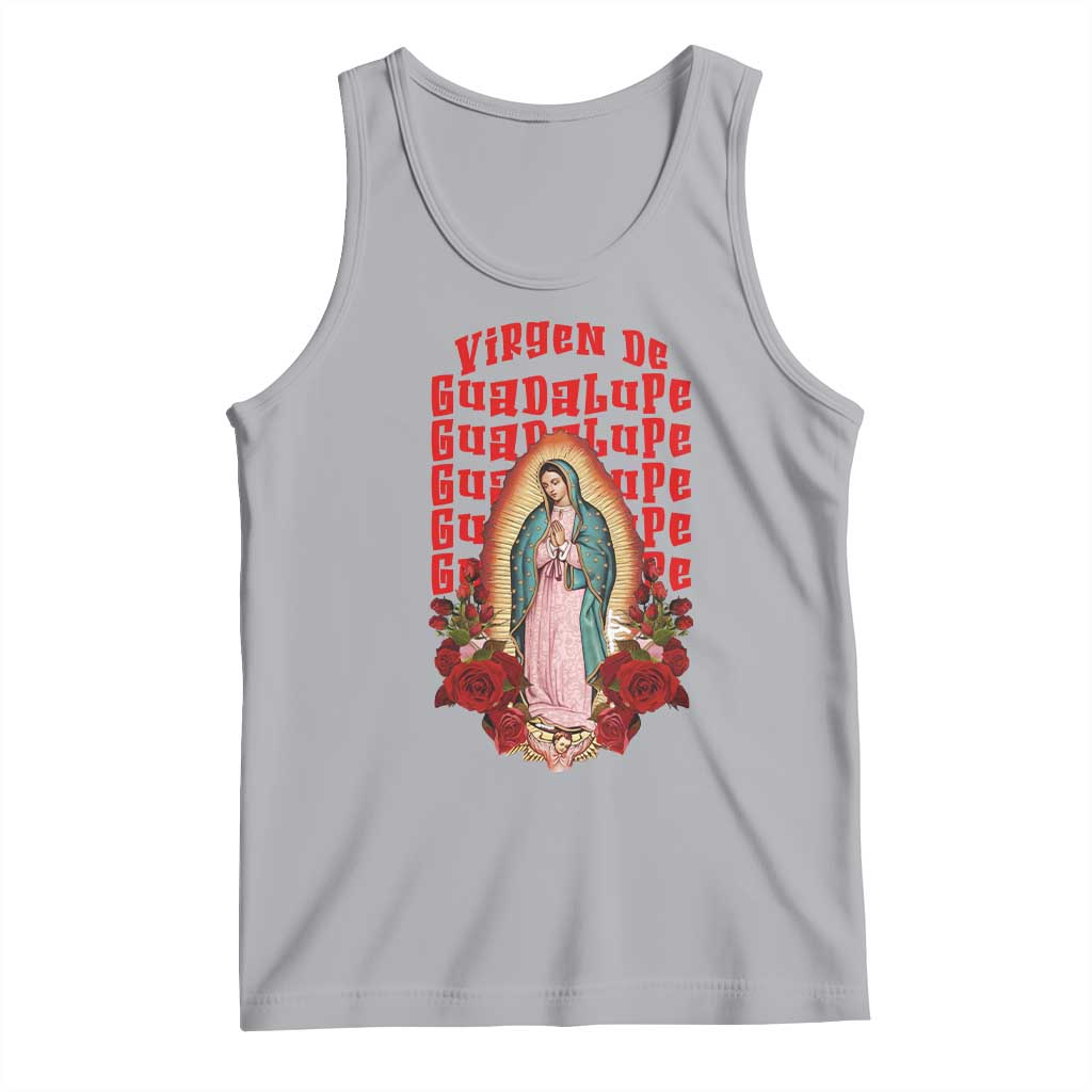 Our Lady of Guadalupe Tank Top Saint Virgin Mary Mexican - Wonder Print Shop