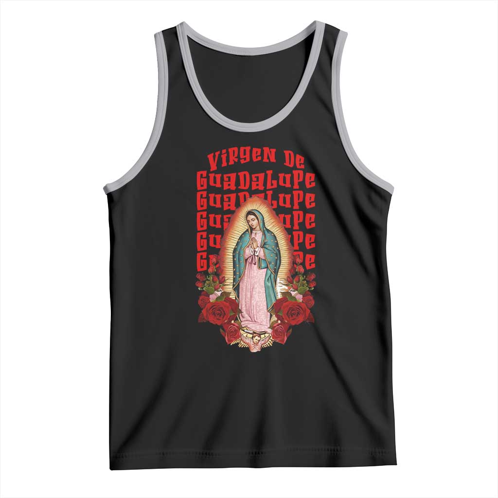 Our Lady of Guadalupe Tank Top Saint Virgin Mary Mexican - Wonder Print Shop