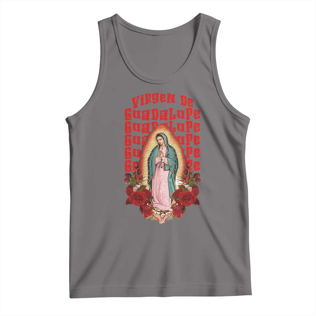 Our Lady of Guadalupe Tank Top Saint Virgin Mary Mexican - Wonder Print Shop