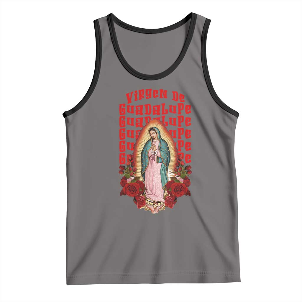Our Lady of Guadalupe Tank Top Saint Virgin Mary Mexican - Wonder Print Shop