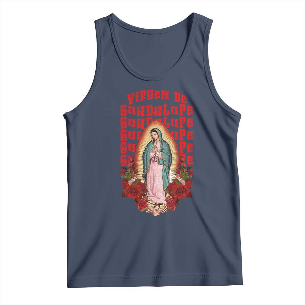 Our Lady of Guadalupe Tank Top Saint Virgin Mary Mexican - Wonder Print Shop