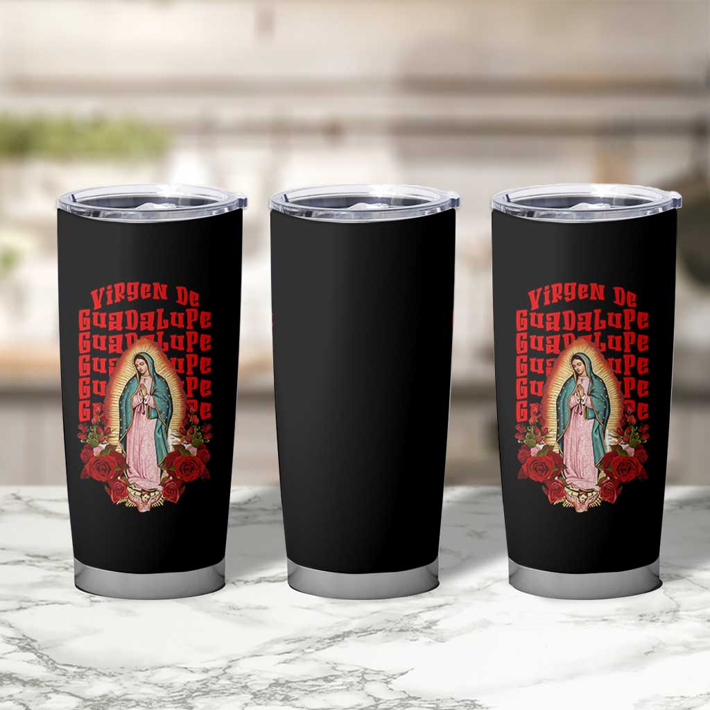 Our Lady of Guadalupe Tumbler Cup Saint Virgin Mary Mexican - Wonder Print Shop