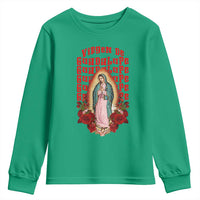 Our Lady of Guadalupe Youth Sweatshirt Saint Virgin Mary Mexican - Wonder Print Shop