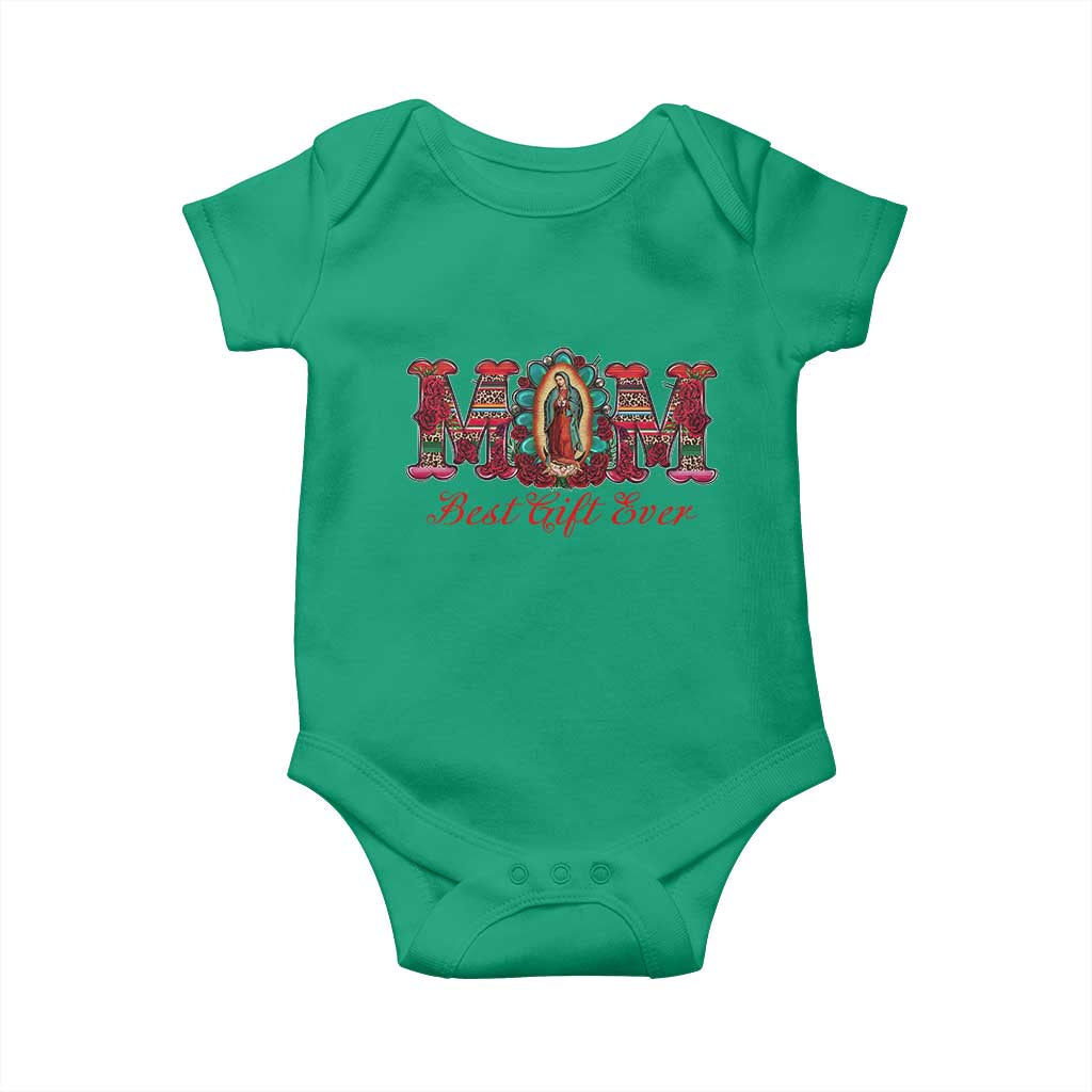 Our Lady of Guadalupe Baby Onesie Virgin Mary Christian - Wonder Print Shop