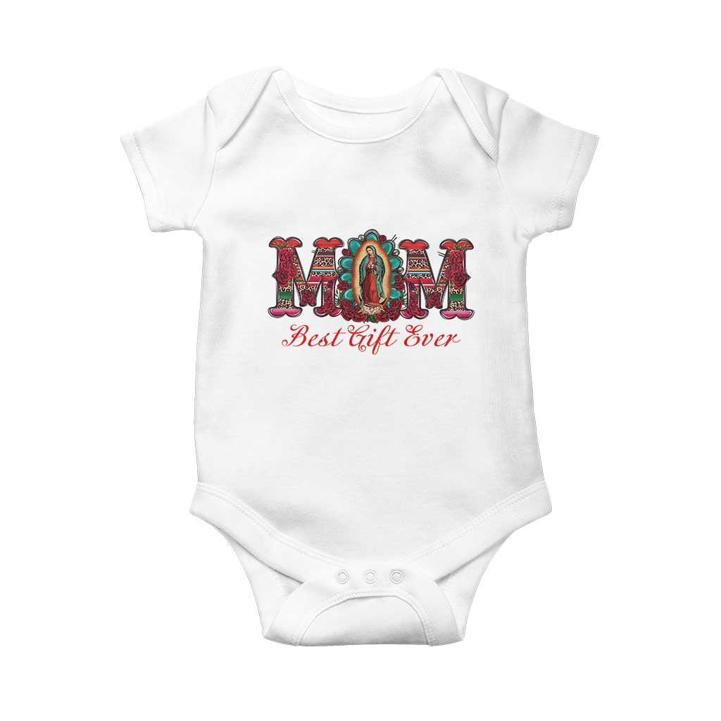 Our Lady of Guadalupe Baby Onesie Virgin Mary Christian - Wonder Print Shop