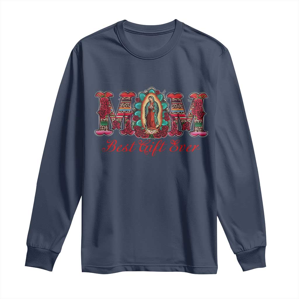 Our Lady of Guadalupe Long Sleeve Shirt Virgin Mary Christian - Wonder Print Shop