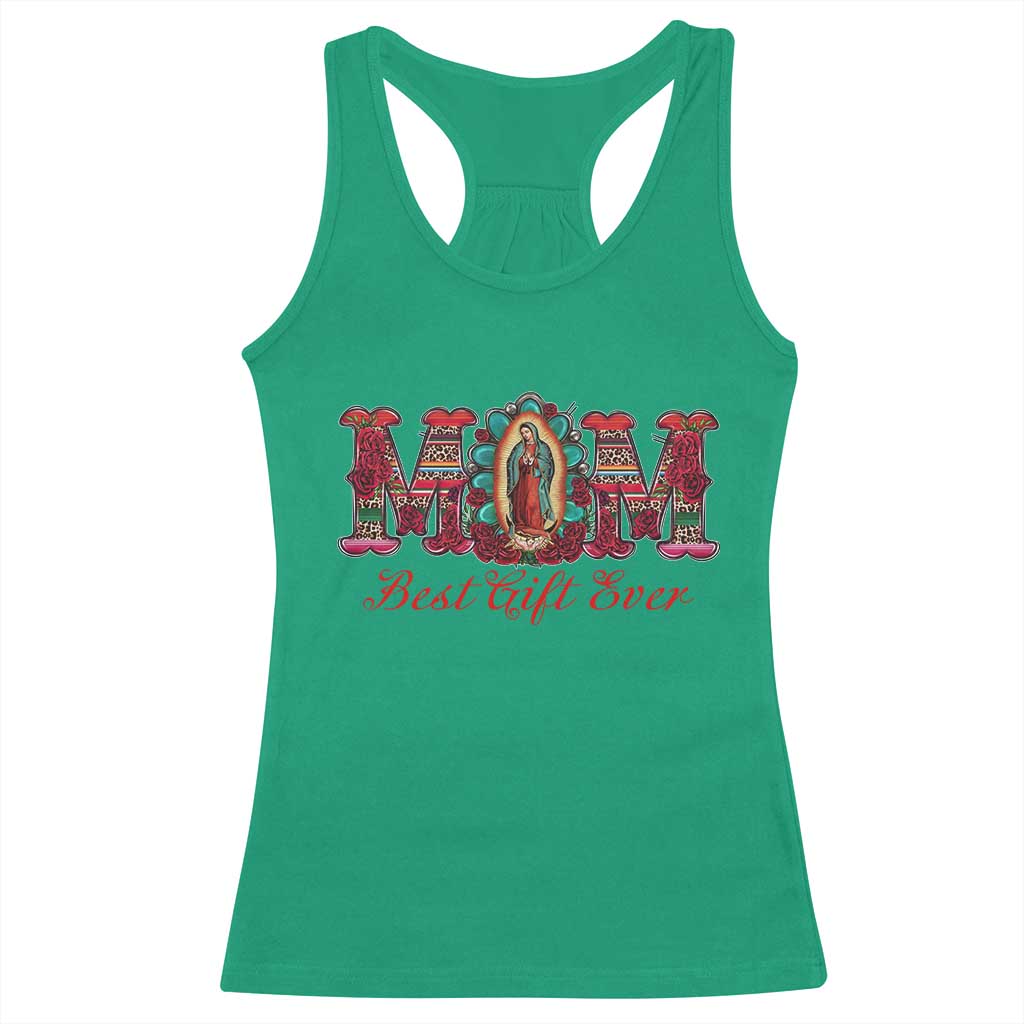 Our Lady of Guadalupe Racerback Tank Top Virgin Mary Christian - Wonder Print Shop