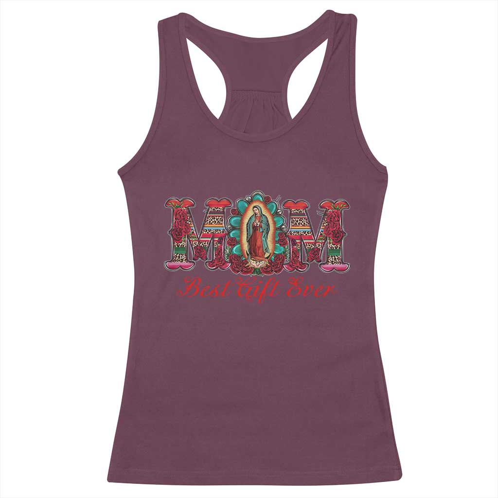 Our Lady of Guadalupe Racerback Tank Top Virgin Mary Christian - Wonder Print Shop