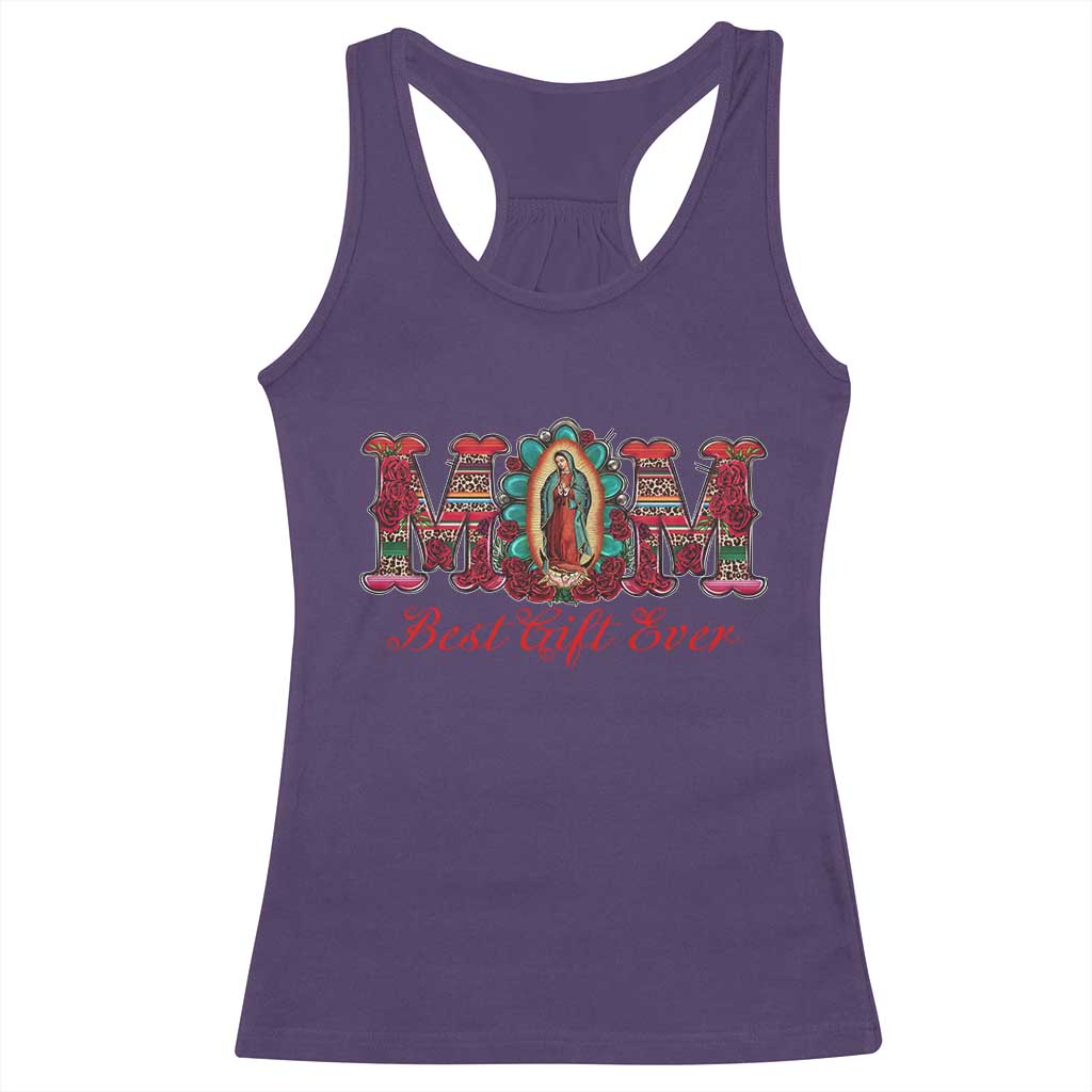 Our Lady of Guadalupe Racerback Tank Top Virgin Mary Christian - Wonder Print Shop