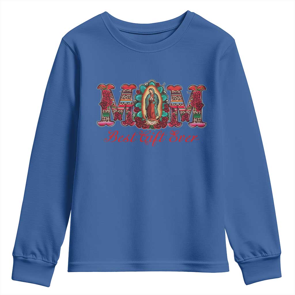 Our Lady of Guadalupe Youth Sweatshirt Virgin Mary Christian - Wonder Print Shop