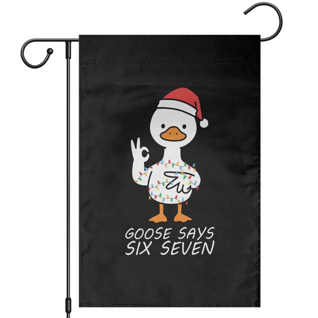 67 Six Seven Silly Goose Christmas Meme Garden Flag - Wonder Print Shop