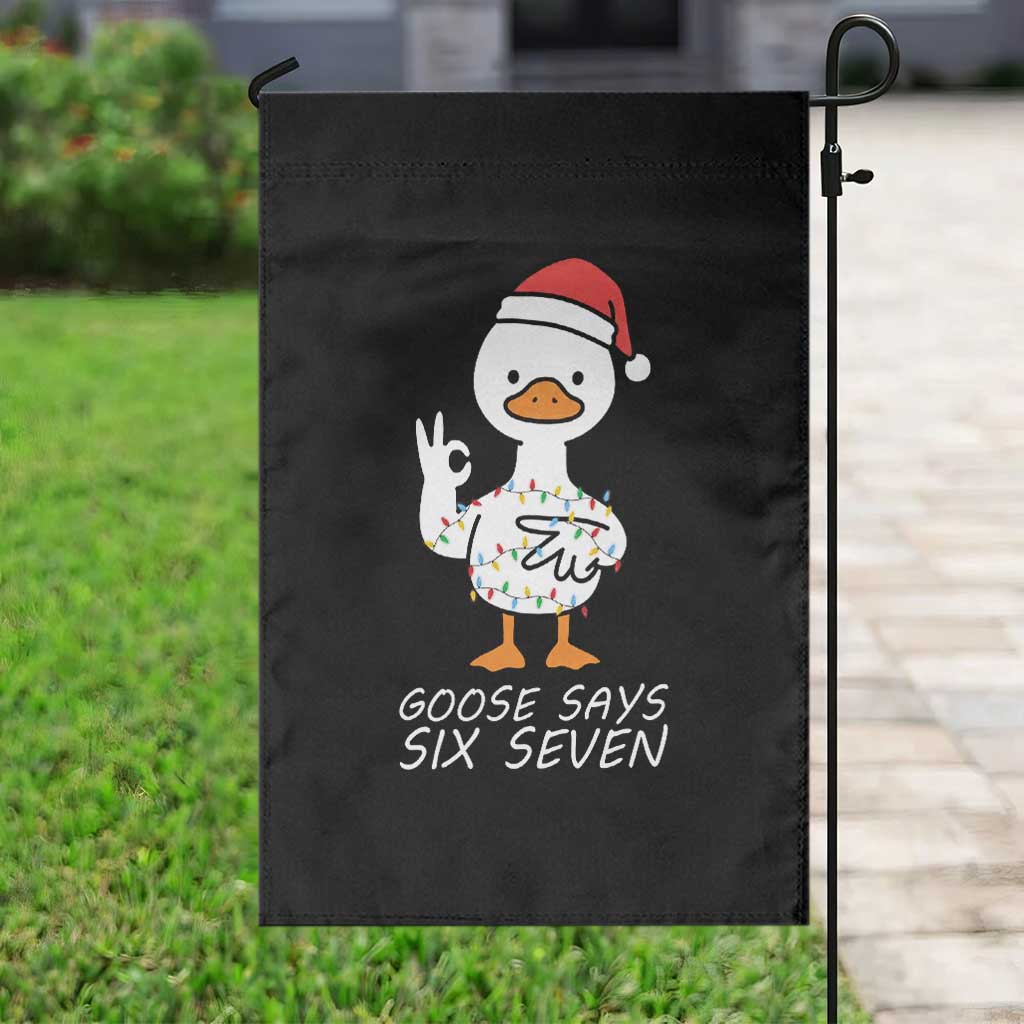 67 Six Seven Silly Goose Christmas Meme Garden Flag - Wonder Print Shop