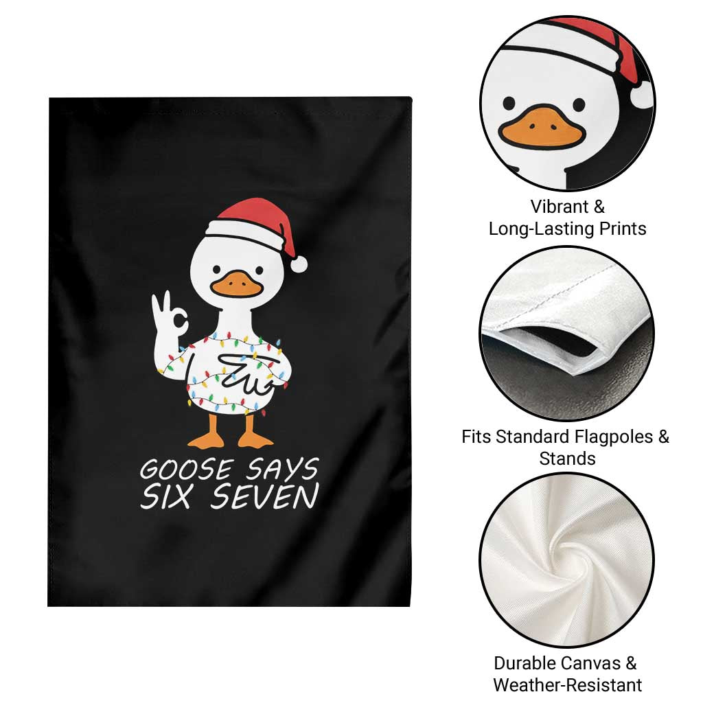 67 Six Seven Silly Goose Christmas Meme Garden Flag - Wonder Print Shop