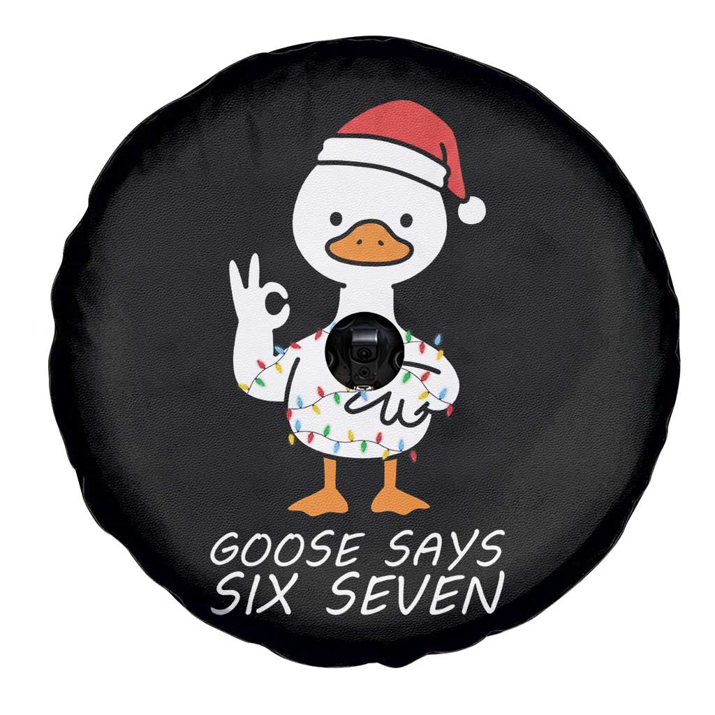 67 Six Seven Silly Goose Christmas Meme Spare Tire Cover - Wonder Print Shop