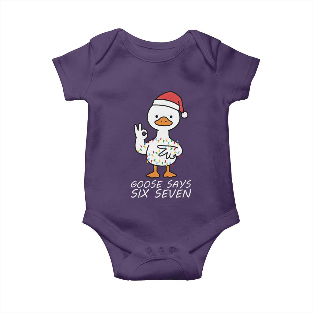 67 Six Seven Silly Goose Christmas Meme Baby Onesie - Wonder Print Shop